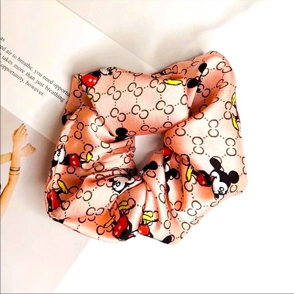 (10) Mickey Mouse Hair Scrunchies - Picture 4 of 4